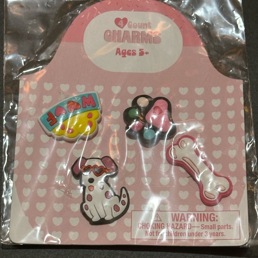 🌸 $3 if bundled - Cute Croc Dog Charms Set for Kids NEW - Picture 2 of 5